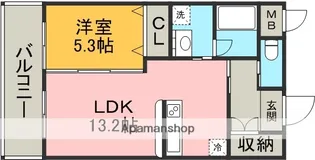 レジデンス住吉【4階】の間取り