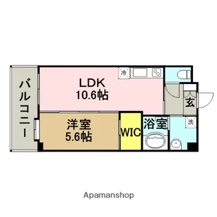 コンプレートSEKIJOU【8階】の間取り