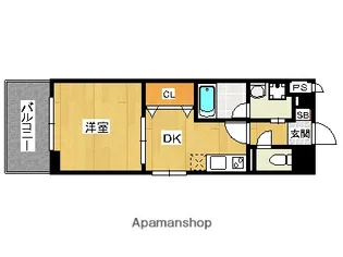 アクアヒルズ天神東【4階】の間取り