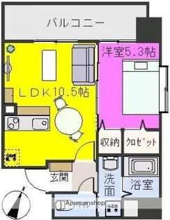 グランシャリオ【3階】の間取り