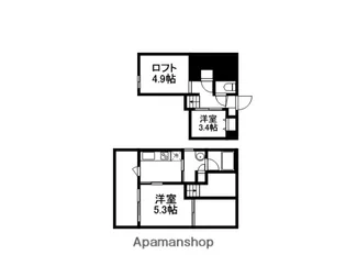リアンシエルブルー東公園【13階】の間取り