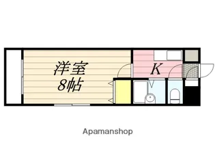 リファレンス県庁口【4階】の間取り