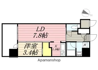 ALFACIO BASE 博多【2階】の間取り