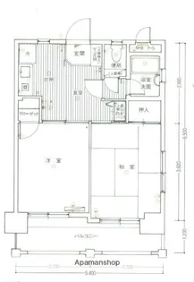 ダイナコート県庁前【11階】の間取り