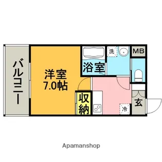 サヴォイエクセルシオール【9階】の間取り