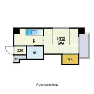 プレアール対馬小路【2階】の間取り