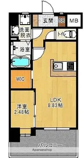 ザ シダーハウス バイ サヴォイ【7階】の間取り