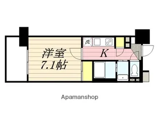 willDo中洲【2階】の間取り