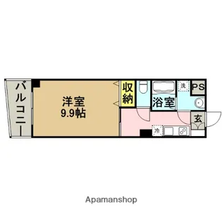 ロイヤルリバービュー【12階】の間取り