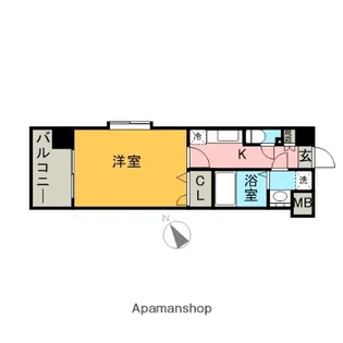 サヴォイザ・リバーテラス【8階】の間取り