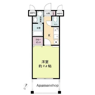 レジディア博多Ⅱ【5階】の間取り