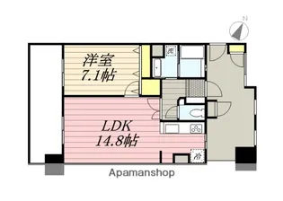 アクタス博多Vタワー【13階】の間取り