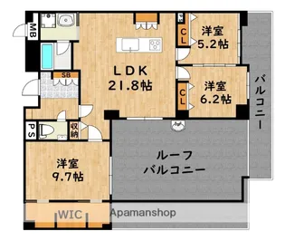 グランデ東雲 【6階】の間取り