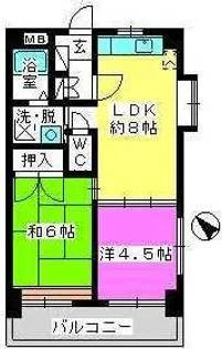 AMENITY丸善【4階】の間取り