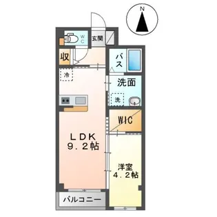 EPIC HEIM(エピック ハイム)【105号室】の間取り