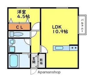 IL GRANDE 南福岡【2階】の間取り