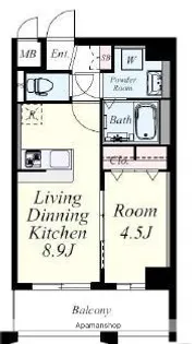 福岡県福岡市東区原田2丁目【マンション】の間取り