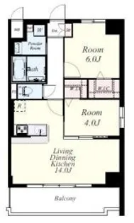福岡県福岡市中央区薬院3丁目【マンション】の間取り