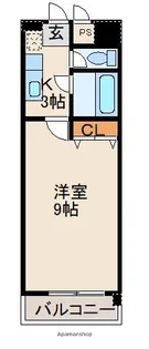 デ・ジュール箱崎【6階】の間取り