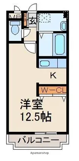 福岡県福岡市東区二又瀬新町【マンション】の間取り
