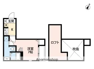 ボナール箱崎駅東【1階】の間取り