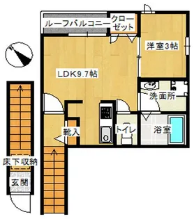 MINOSHIMA BASE−1【2階】の間取り