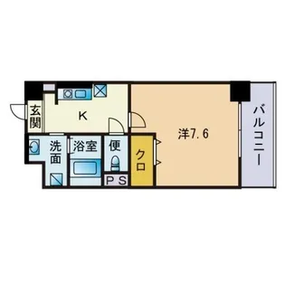 アンビシャス江﨑【0105号室】の間取り