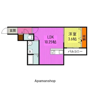 福岡県福岡市南区横手南町【アパート】の間取り