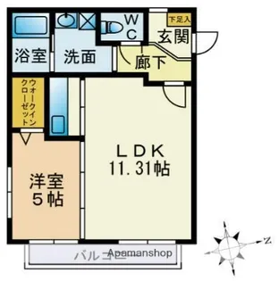 アネックスネオ【1階】の間取り