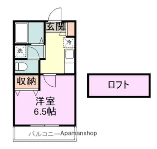 ヴェルデヒルズC棟【1階】の間取り