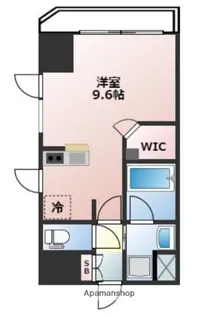 AQUA MAMA博多駅南【6階】の間取り