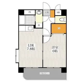 福岡県糟屋郡篠栗町中央4丁目【マンション】の間取り