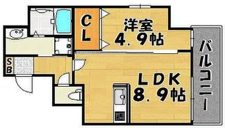 ウインステージ箱崎Ⅱ【11階】の間取り