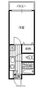 上陽ハイツ【1階】の間取り