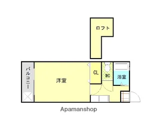 サンコート原町【1階】の間取り