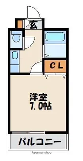 ミモリハイム【4階】の間取り