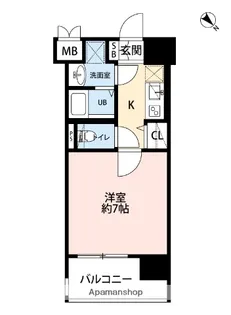 サヴォイ ヴァンヴェール【4階】の間取り