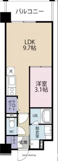 エアポート博多ワード【4階】の間取り