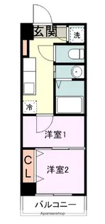 福岡県福岡市東区箱崎ふ頭3丁目【マンション】の間取り