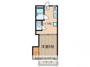 福岡県福岡市東区二又瀬【マンション】の間取り