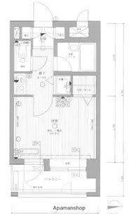 福岡県福岡市中央区大手門3丁目【マンション】の間取り
