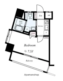 福岡県福岡市中央区赤坂3丁目【マンション】の間取り