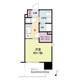 Live Casa県庁前【13階】の間取り