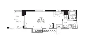 福岡県福岡市中央区長浜3丁目【マンション】の間取り