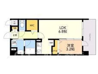 QUINTET MINAMI FUKUOKA【4階】の間取り