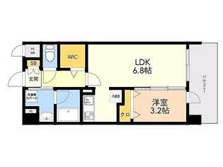 Quintet Minami Fukuoka【3階】の間取り