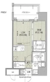 グランフォーレ博多ウォーターフロント【14階】の間取り
