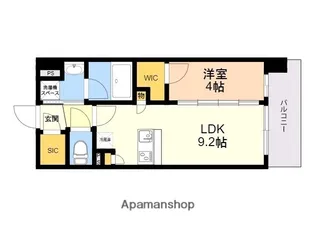 ビエラコート福岡空港東【810号室】の間取り
