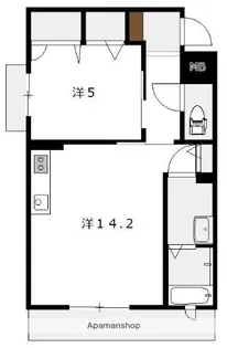 キュレーネスピティ【3階】の間取り