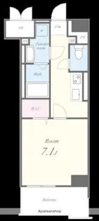 福岡県福岡市中央区清川2丁目【マンション】の間取り